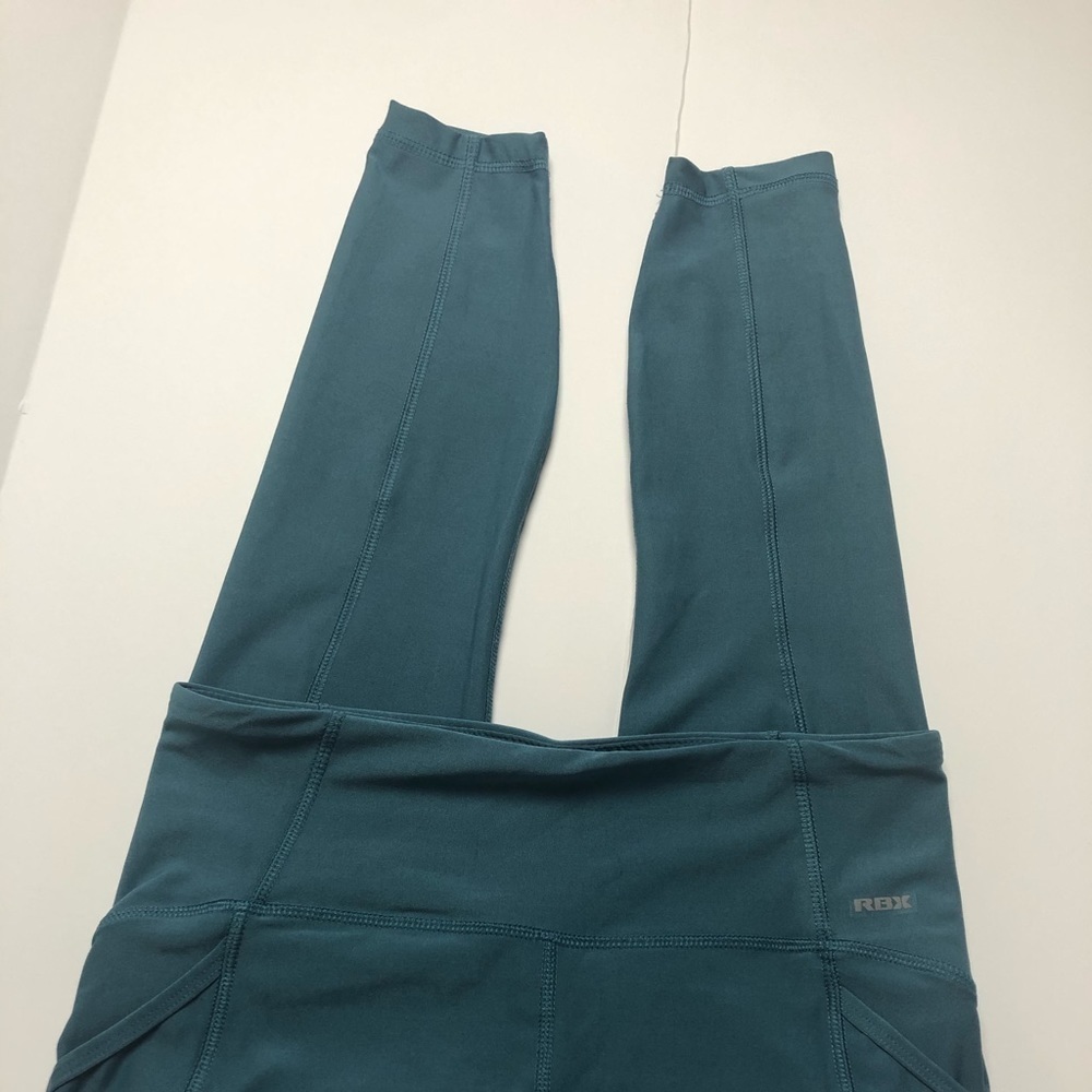 RBX yoga pant with storage great color turquoise
